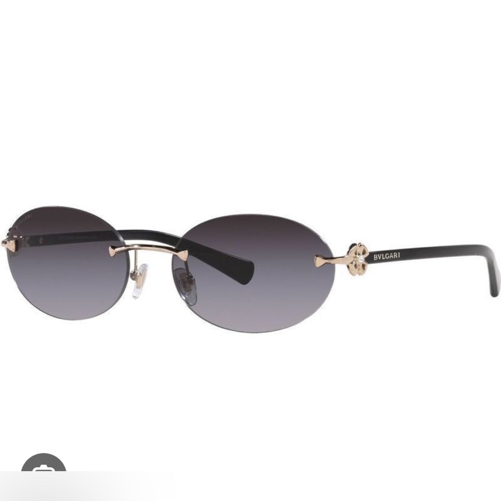 Bulgari Brown  and Gold Sunglasses with Elegant Design